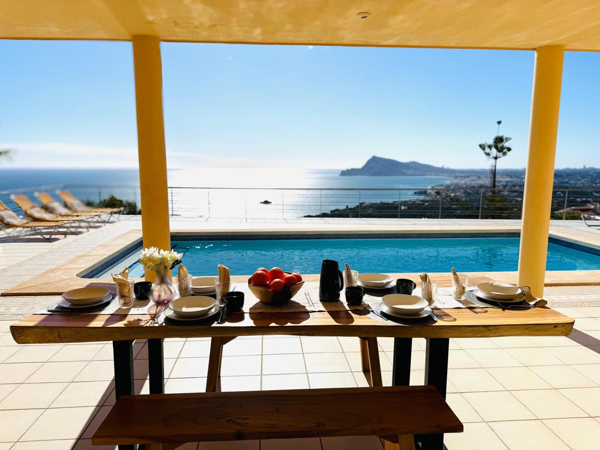 Seaview 6Br Villa With Private Pool Альтеа Экстерьер фото